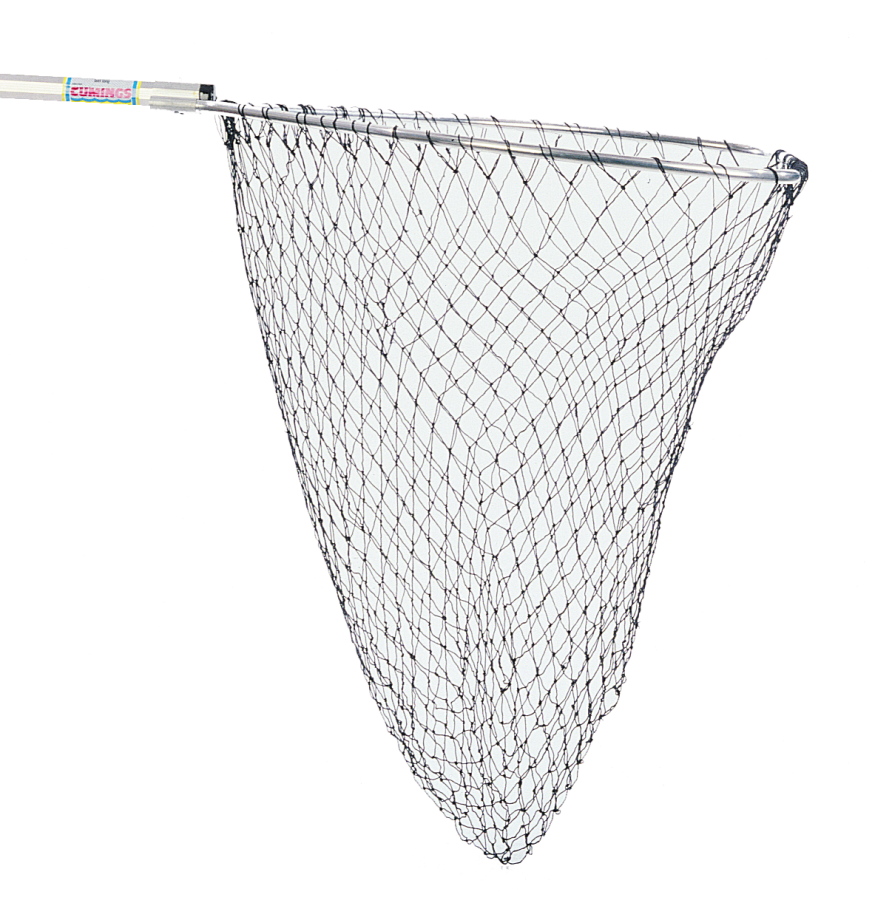 Octagonal Salmon Net Bow Size: 26 1/2 x 30 1/2 Handle Length: 48 S.A.W.  Net Depth: 48