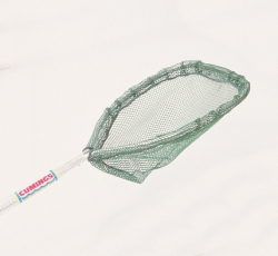 Aluminum Bait Dealer Frame Size: 13 1/2" x 14" Handle Length: 24" Net Depth: 5"