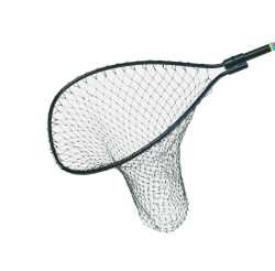 Black Deluxe  Bow Size: 21 1/2"  x 26" Handle Length: 36" Net Depth: 36"