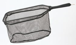 Catch and Release Wading Net Bow Size: 9" x 19 1/2" Handle Length: 7" Total Length: 27 1/2" Net Depth: 14"